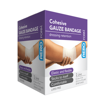 AeroForm Cohesive Gauze Bandage 6cm x 5M