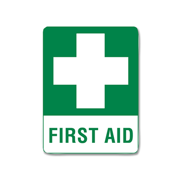 Medium Metal First Aid Sign 45 x 30cm