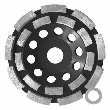 Austsaw - 125mm (5in) Diamond Cup Wheel Double Row - M14 Thread -Double Row
