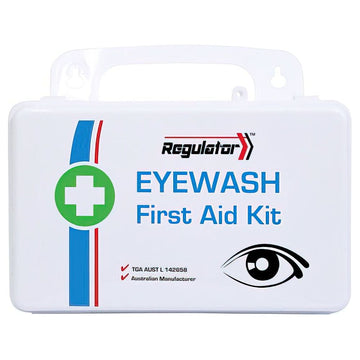 REGULATOR Eyewash First Aid Kit 21 x 7.5 x 13cm