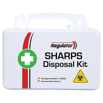 REGULATOR Sharps Disposal Kit 21 x 7.5 x 13cm