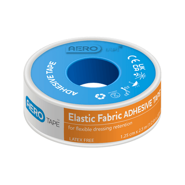AEROTAPE Elastic Fabric Adhesive Tape 1.25cm x 2M