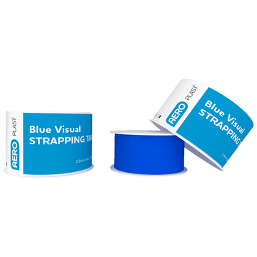 AEROPLAST Visual Strapping Tape 2.5cm x 5M Box/12