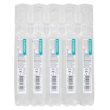 AEROWASH Sodium Chloride Eyewash Ampoule 20ml Carton/250