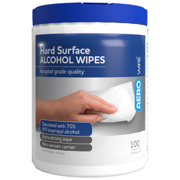 AEROWIPE 70% Isopropyl Alcohol Hard Surface Wipes (DG) Tub/100