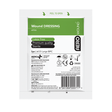 AEROWOUND #15 Wound Dressing 18 x 18cm Bag/12