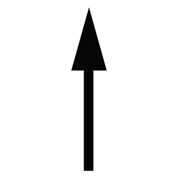 Straight Arrow Stencil – Arrow #1