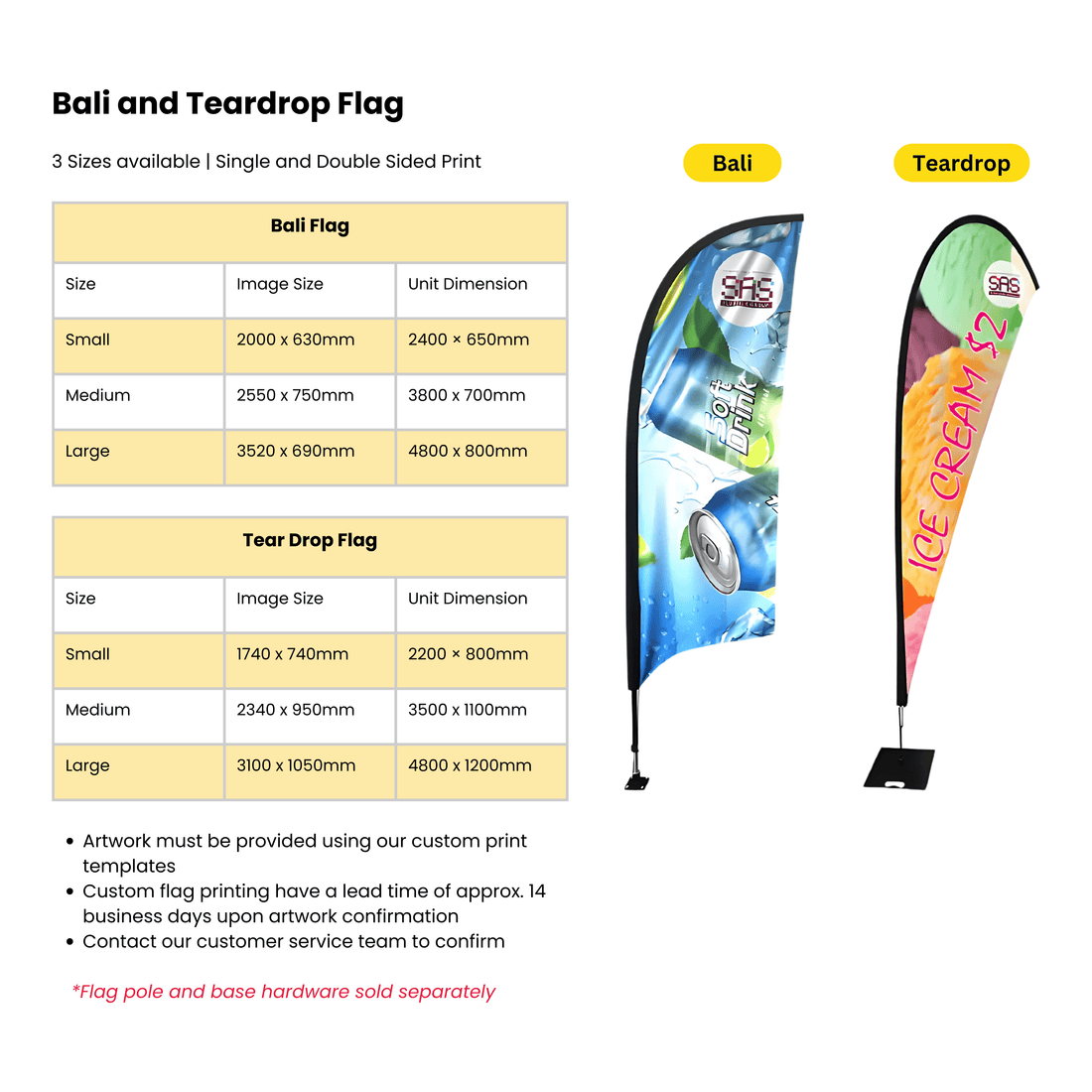 Flag Pole Hardware 70 kg