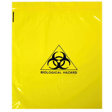 AEROHAZARD Biohazard Clinical Waste Bag 4L - Press Seal, 30um (250 x 300mm)