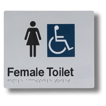 Female Toilet (Accessible) Sign