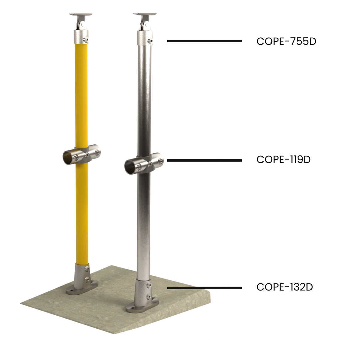 Cope Modular Handrail - CM09 Stanchion