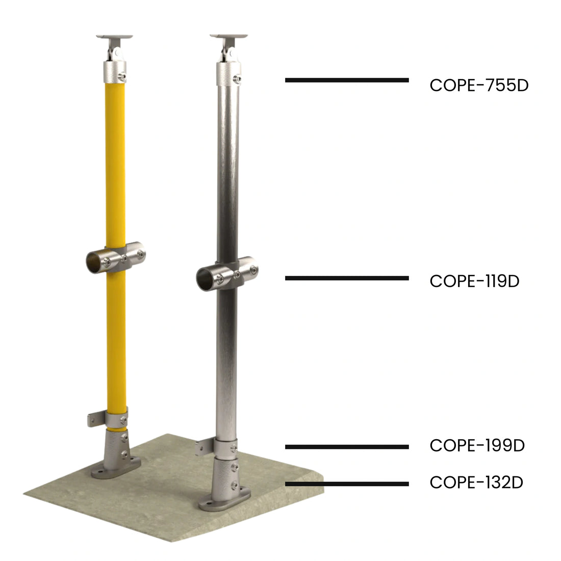Cope Modular Handrail - CM10 Stanchion
