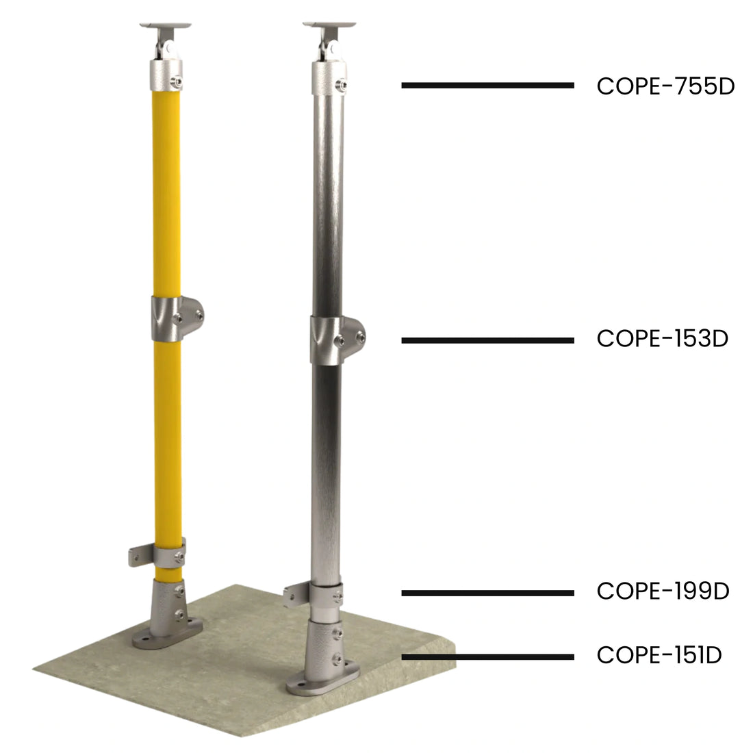 Cope Modular Handrail - CM19 Stanchion