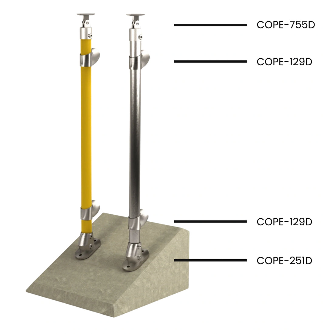 Cope Modular Handrail - CM22 Stanchion