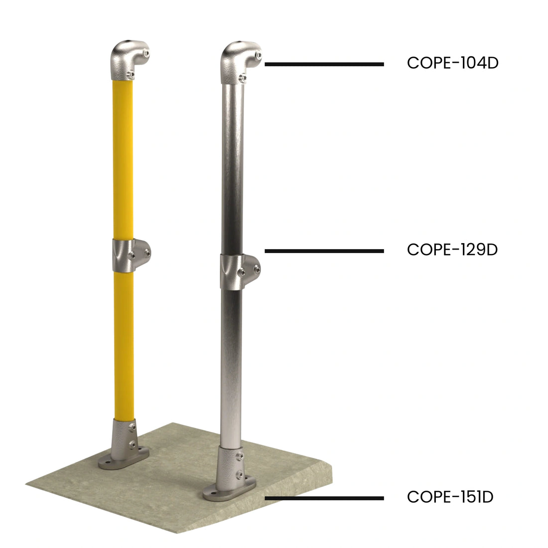 Cope Modular Handrail - CM51 Stanchion