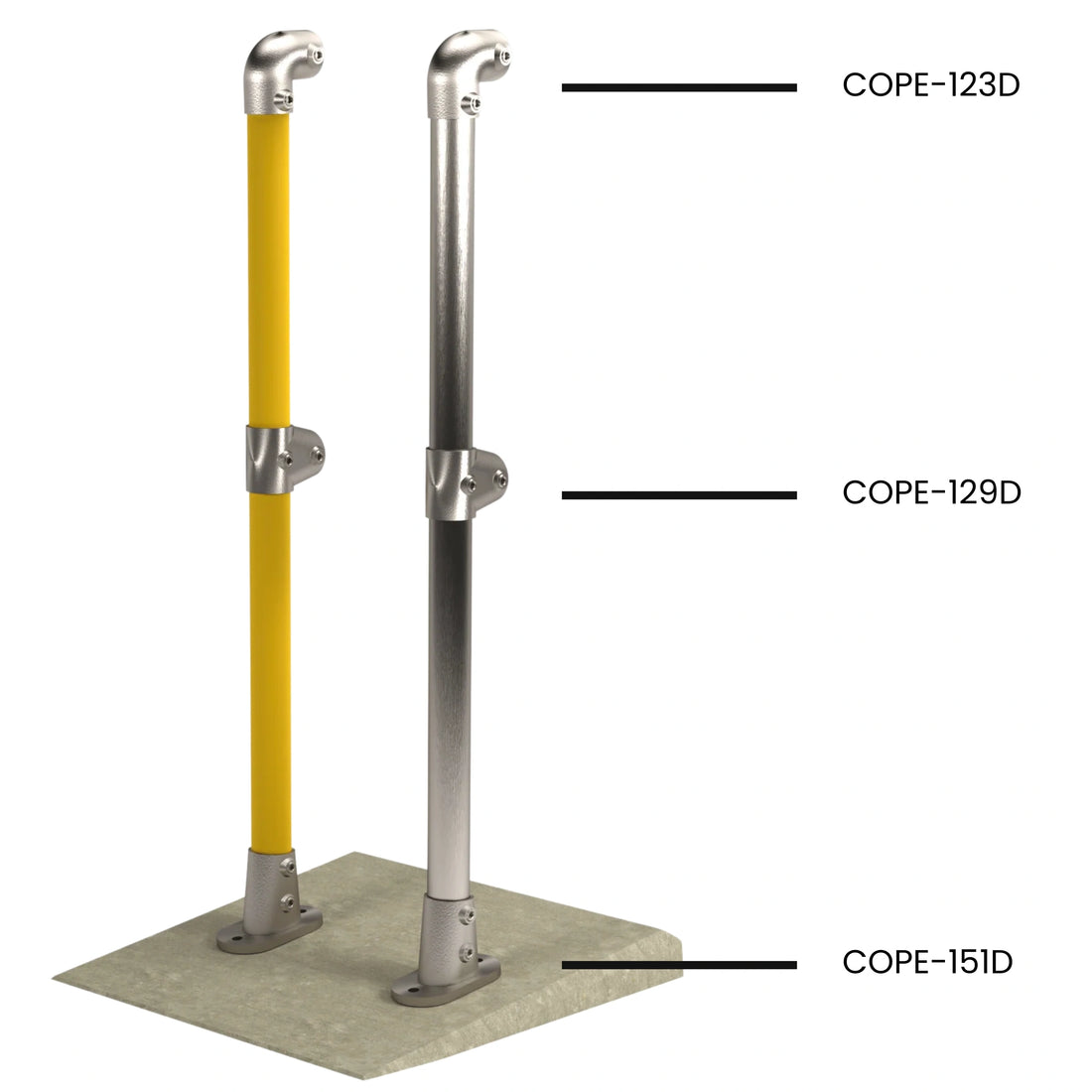 Cope Modular Handrail - CM52 Stanchion