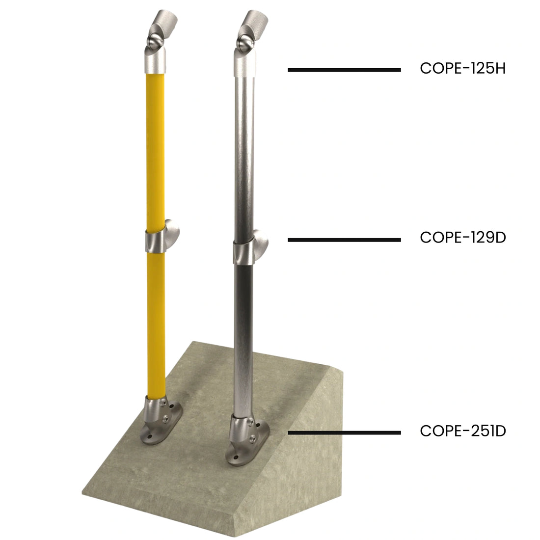 Cope Modular Handrail - CM54 Stanchion