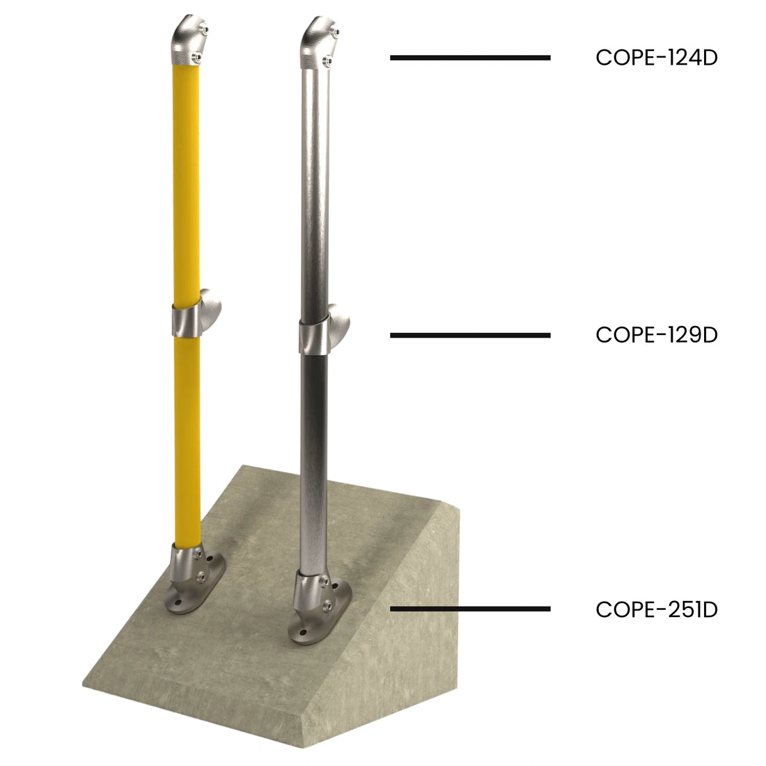 Cope Modular Handrail - CM55 Stanchion