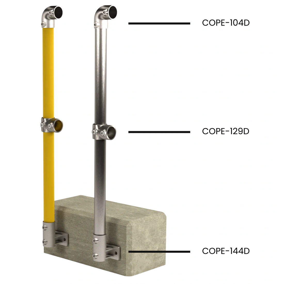 Cope Modular Handrail - CM57 Stanchion