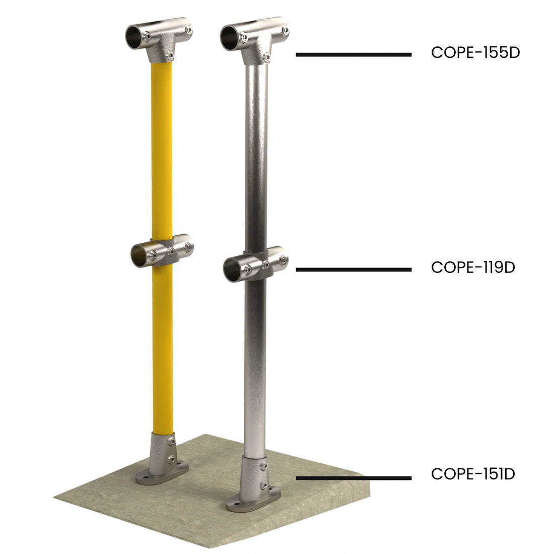 Cope Modular Handrail - CM60 Stanchion