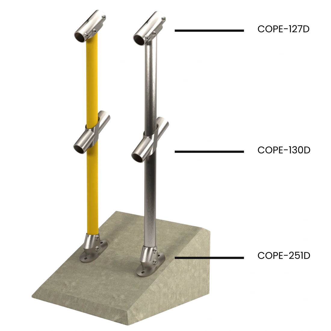 Cope Modular Handrail - CM61 Stanchion