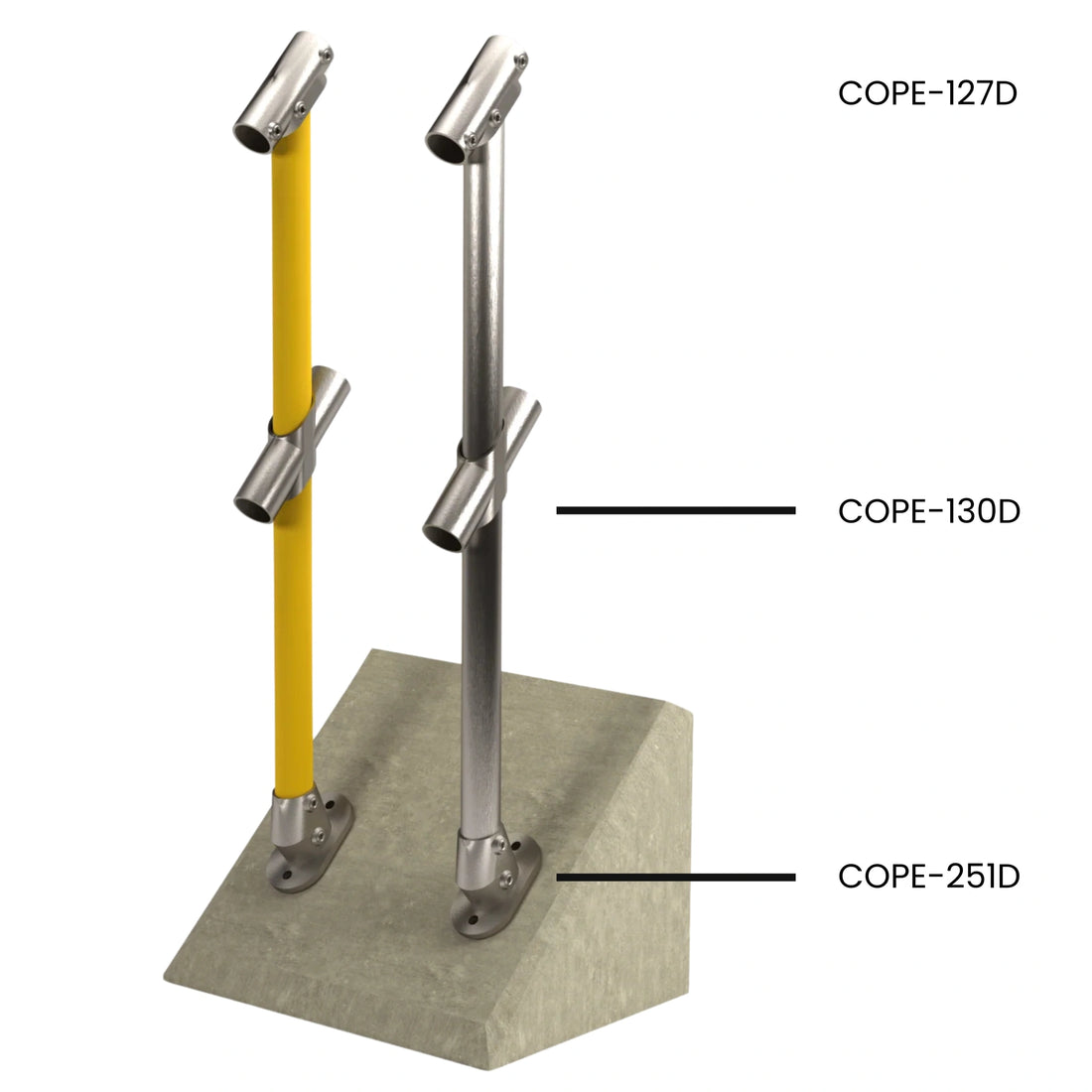 Cope Modular Handrail - CM62 Stanchion