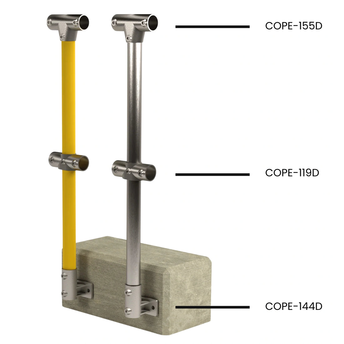 Cope Modular Handrail - CM64 Stanchion