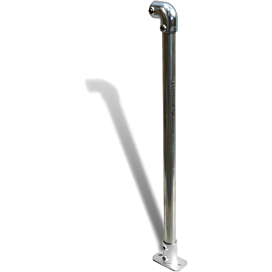 Cope Modular Handrail - End Stanchion - Base Mount 35 kg Color Galvanised CMH-ES-BM-G