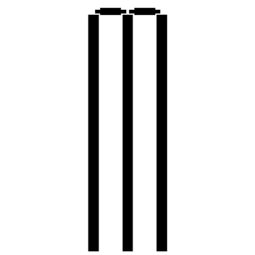 Cricket Stumps Stencil