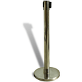 Crowd Control Barrier - Stainless Steel | Black Belt