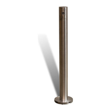 Removable Surface Mount Bollard - 90mm Stainless Steel Key Lock 42 kg