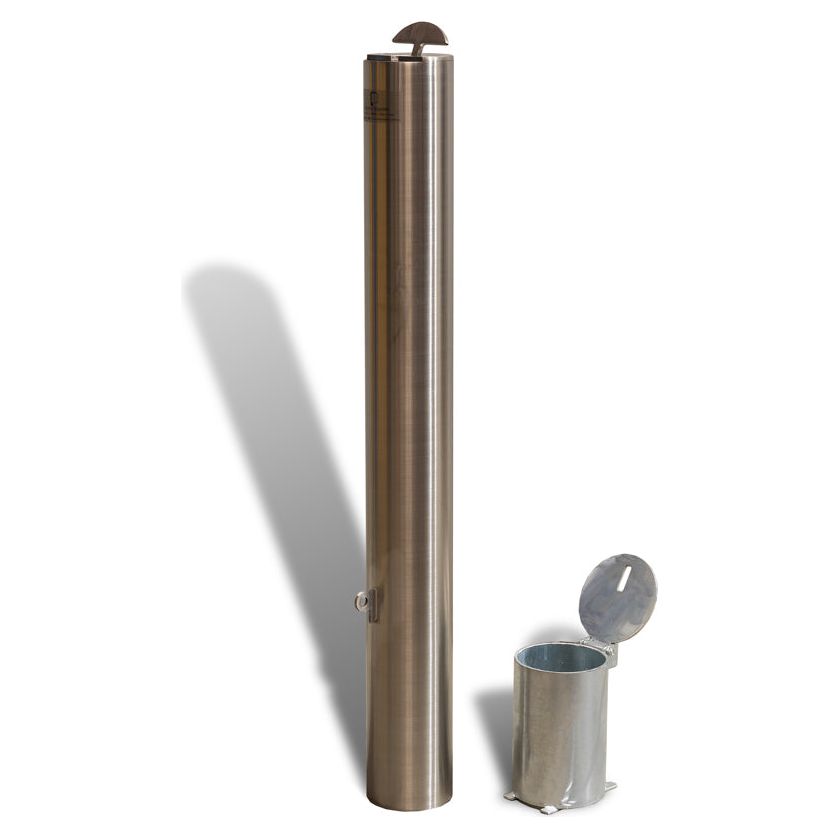 Inground Removable Bollard – 140mm Stainless Steel Sleeve Lock 63 kg