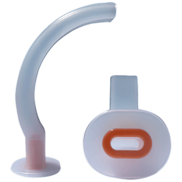 Red Adult Sterile Guedel Airway Size 4 (ISO 10.0)