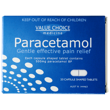 Paracetamol 500mg Tablets Box/20
