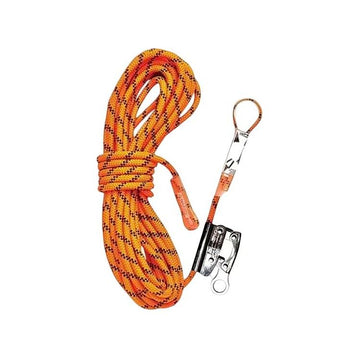 Kernmantle Rope With Thimble Eye & Rope Grab 15m