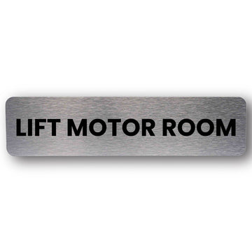 Lift Motor Room - Brushed Silver