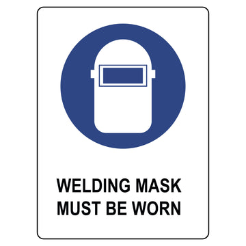 Welding Mask Sign 450 x 600 mm