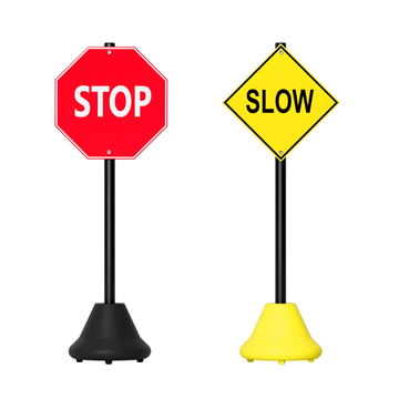 PortaPost Weighted Pole Sign Stand - BASE ONLY