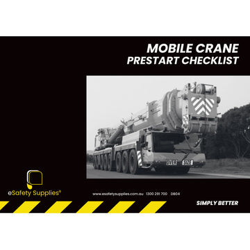 Mobile Crane Prestart Checklist Books