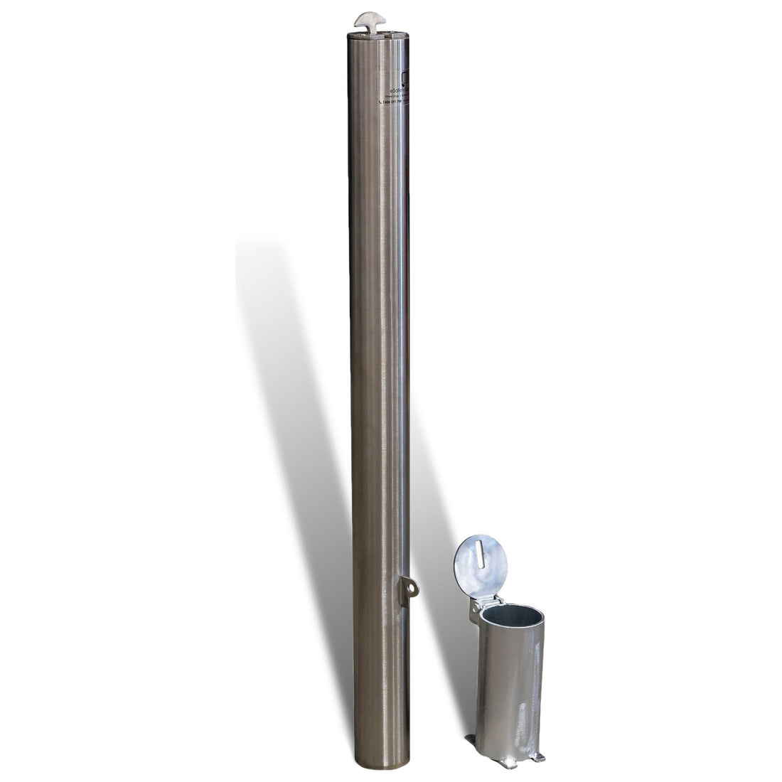 Inground Removable Bollard - 90mm Stainless Steel (Sleeve Lock) 49 kg