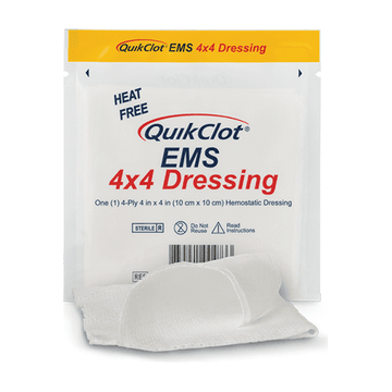 QUIKCLOT Haemostatic EMS Dressing 10 x 10cm