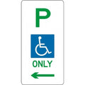 Disabled Parking Sign - 225x450mm 3.5 kg sign-type Multi Directional R5-31D