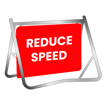 Swing Stand & Sign - Reduce Speed - 900x600mm