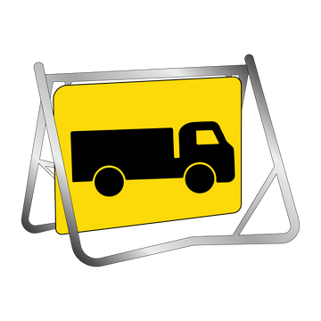Swing Stand & Sign - Truck - 900x600mm