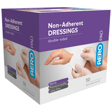 AEROPAD Non-Adherent Dressing 10 x 10cm Box/50