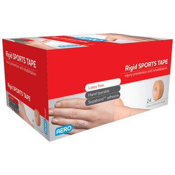 AEROPLAST Rigid Sports Tape 2.5cm x 13.7M Box/24