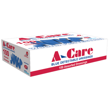 A-CARE Detectable Assorted Dressings Box/100