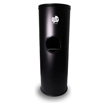 Wipes Dispenser Matte Black Floor Stand Stainless Steel