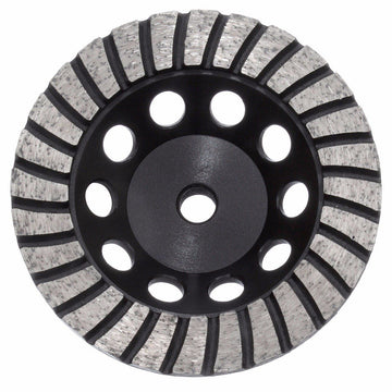 Austsaw - 125mm (5in) Diamond Cup Wheel Turbo Row - M14 Thread - Turbo Row