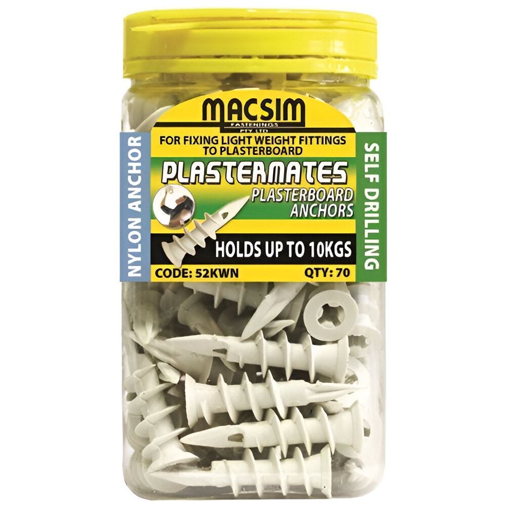 Nylon Plastermates - Jar (70 Pack) 0.735 kg